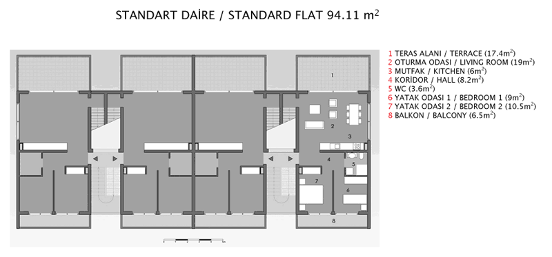 Standard Apartment Floor Plan